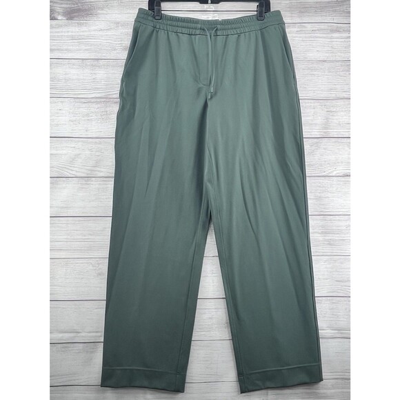 Lululemon Pants - LULULEMON Straight-Leg Mid-rise Luxtreme Pant regular Dark Forest Size L